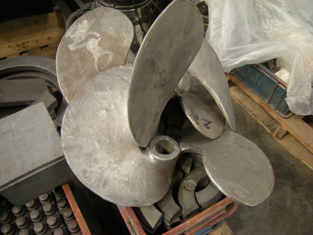 รับหล่ออลูมิเนียม ใบพัดเรือตามแบบ casmetals.com